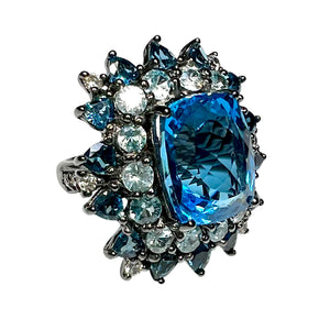 Multi-Topaz Statement Ring