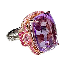 Load image into Gallery viewer, Amethyst, Ruby &amp; Pink Sapphires Ring