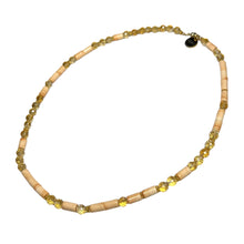 Load image into Gallery viewer, Citrine and Italian Carneola Morse Code Necklace