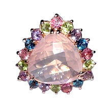 Load image into Gallery viewer, Rose Quartz Symphony Ring